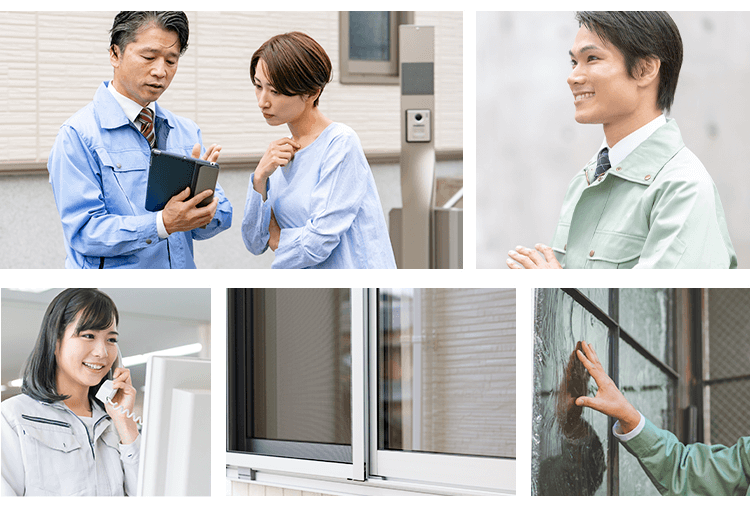 修理の窓口はお客様第一のサービスを目指しています。